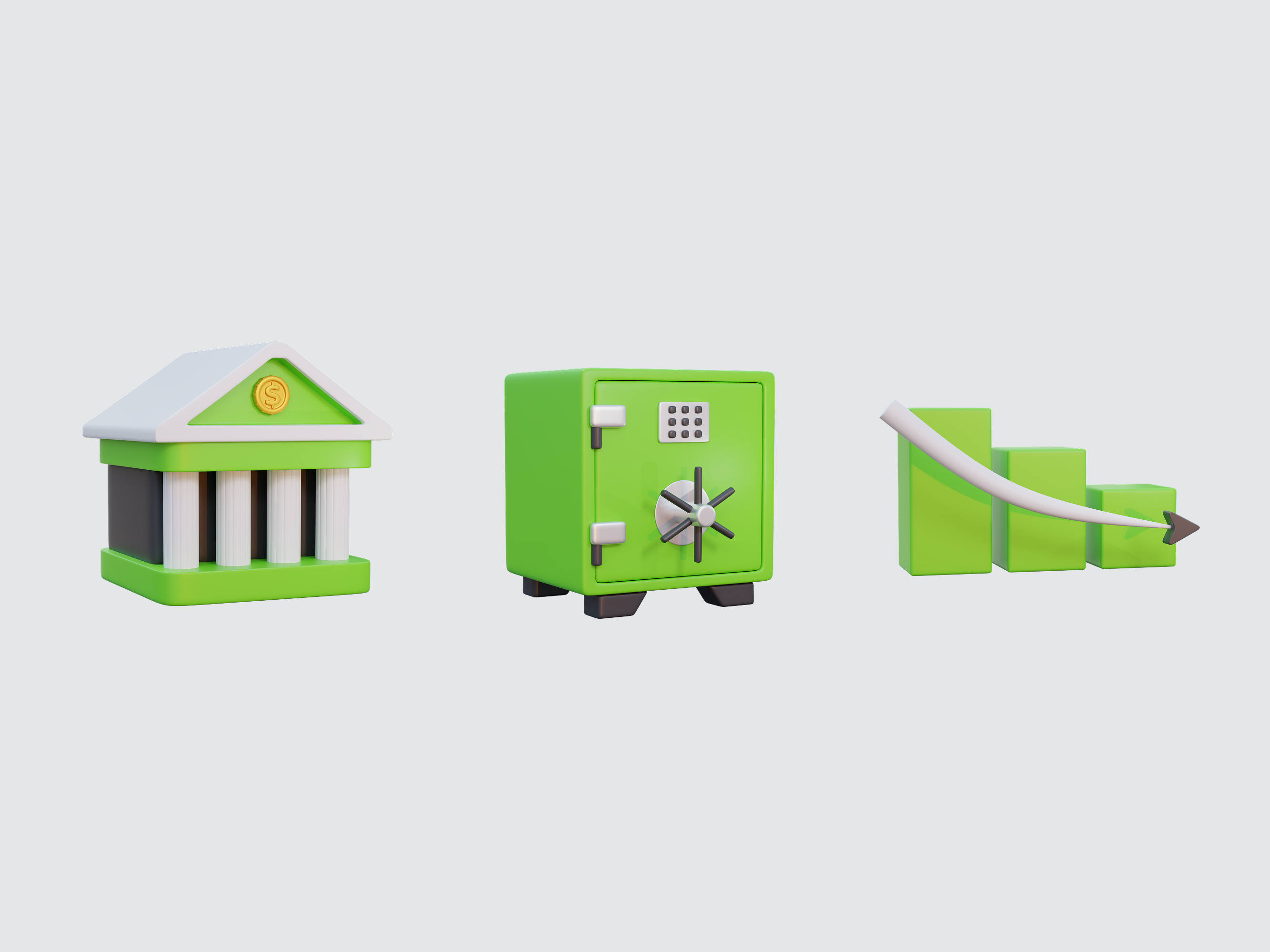 Example of Handcrafted 3D Icons For Apps & Brands