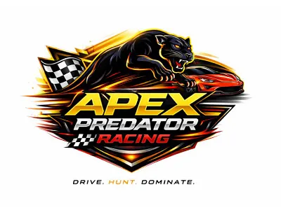 APEX Predator Racing logo brand identity branding graphic design logo