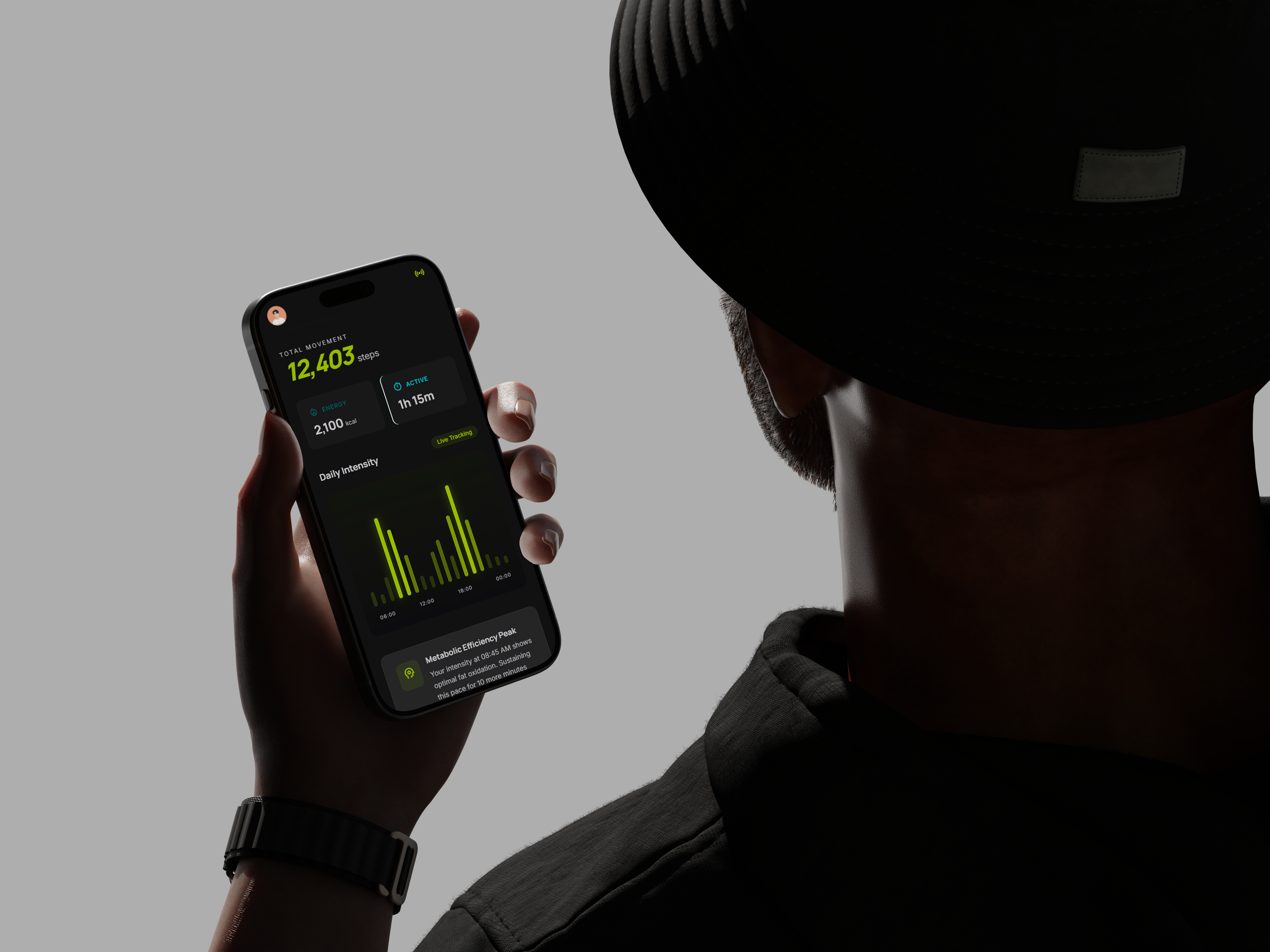 AI Health Dashboard — Performance Tracking UI Desing advertising design dashboard graphic design motion graphics ui ux
