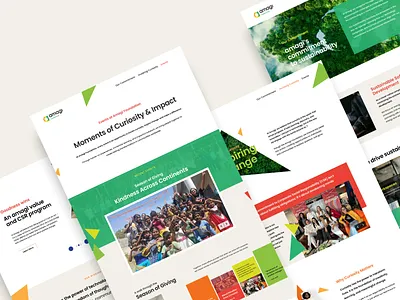 Amagi Foundation amagi design landing page ui ux web design