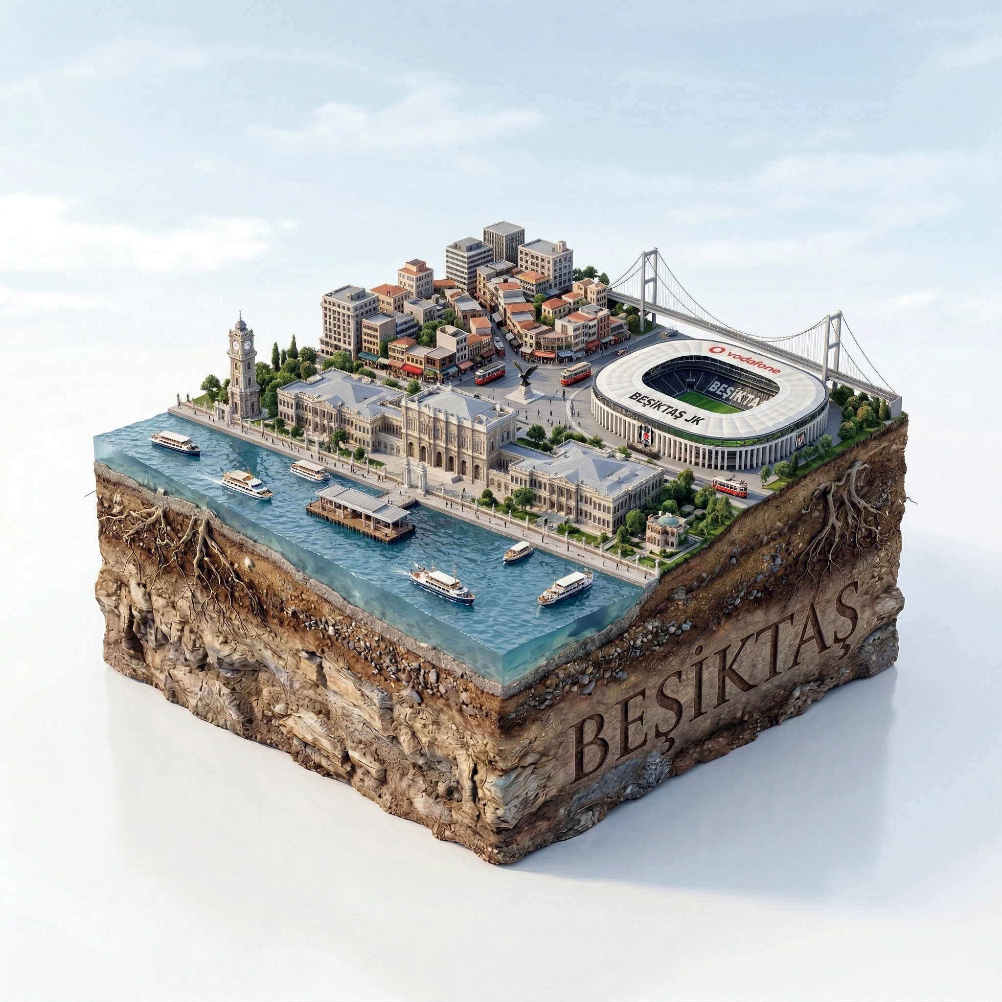 Panorama İstanbul - Historic 3D Illustration Series 3d graphic design ill illustration map