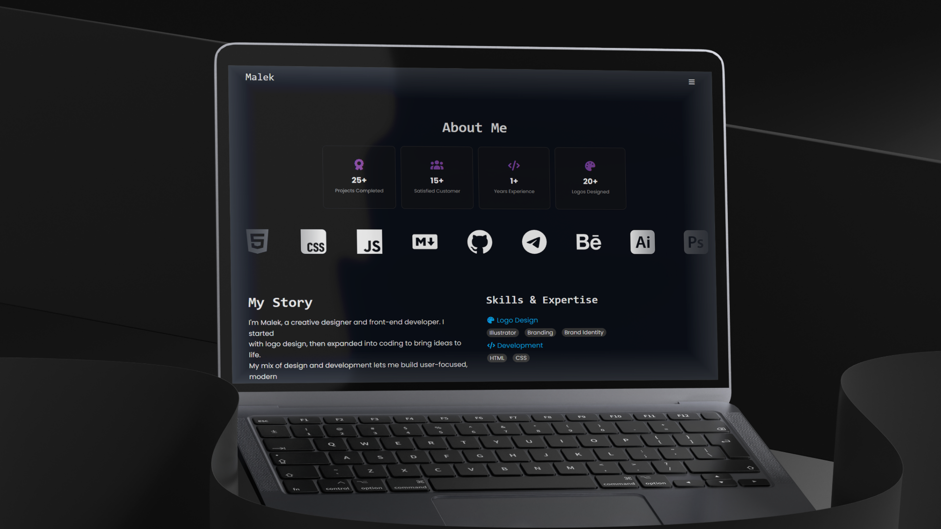 Male Website Portfolio V1
