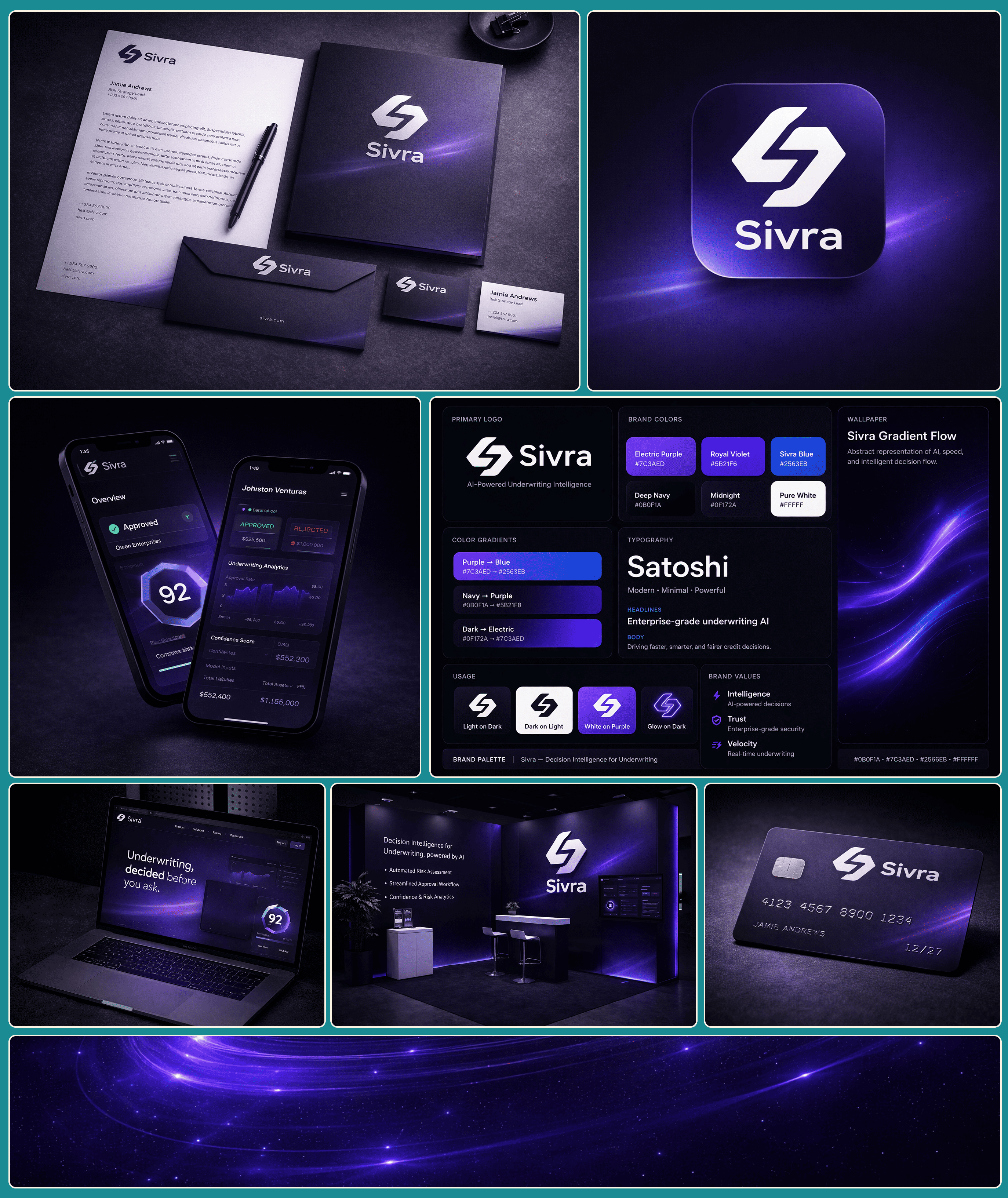 Sivra — AI Underwriting Brand System Ready To Buy