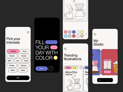 Creative Illustration App Design