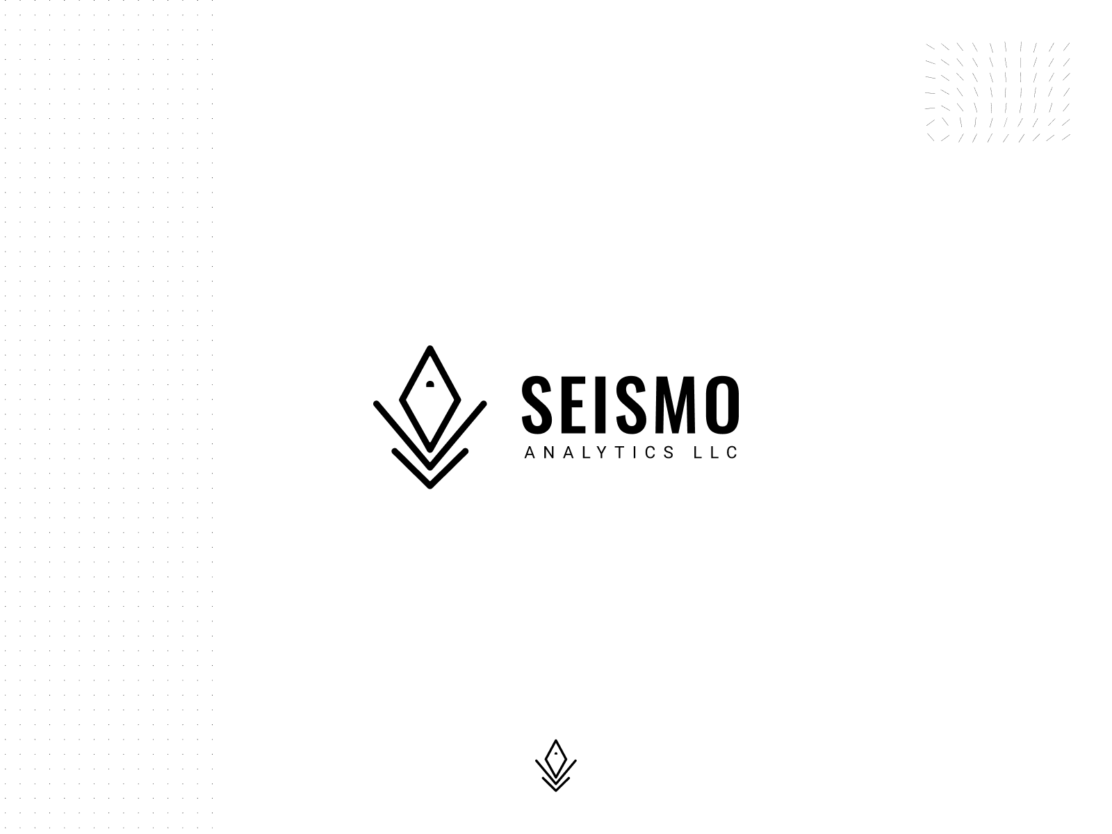 SEISMO Analytics — Branding & Visual Identity analytics big data black and white branding clean corporate data fintech geometric identity lineart logo minimalist modern seismo software startup tech vector visual identity