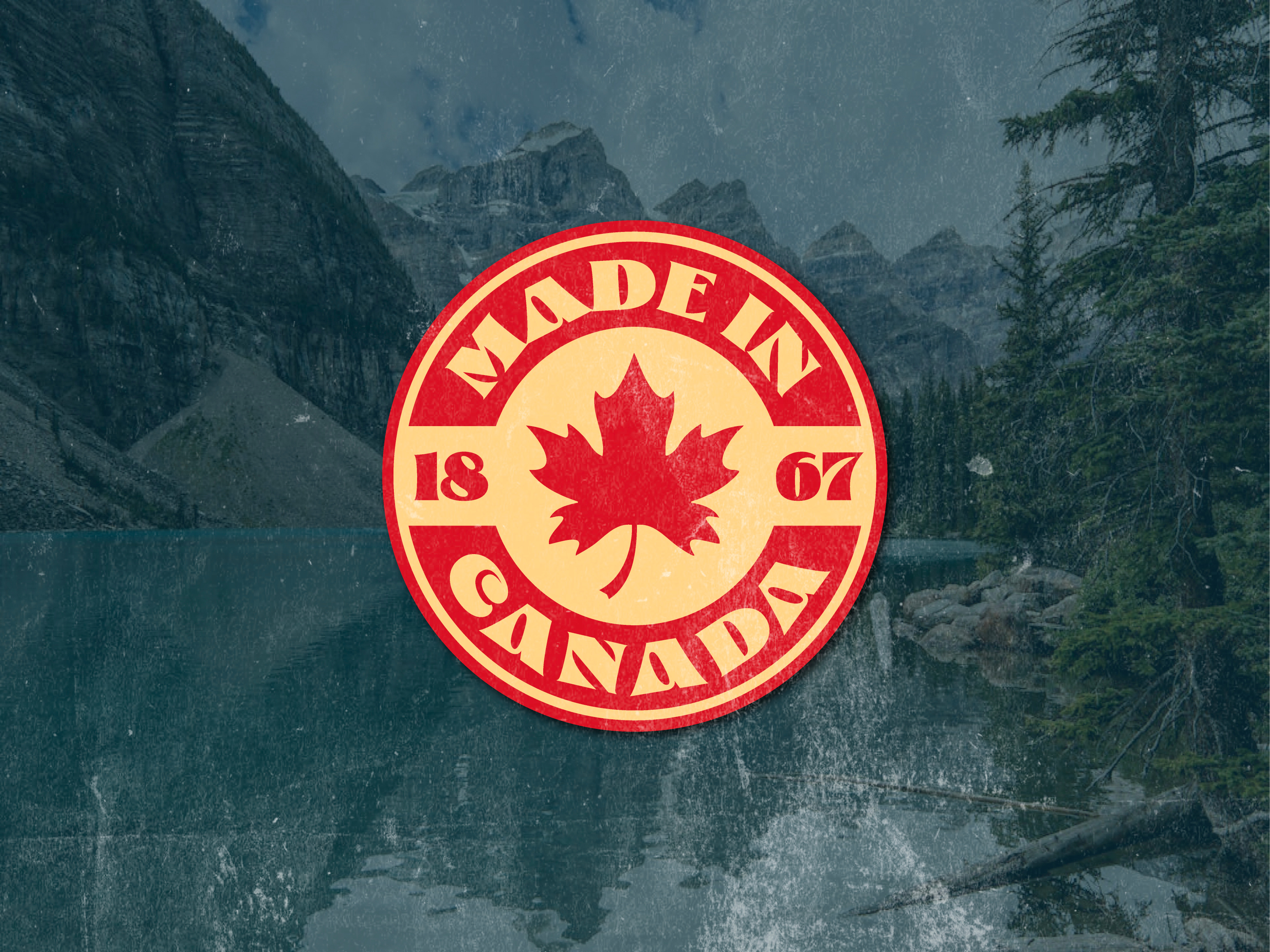 Canadian Heritage Badge - Pacific Northwest Colourway