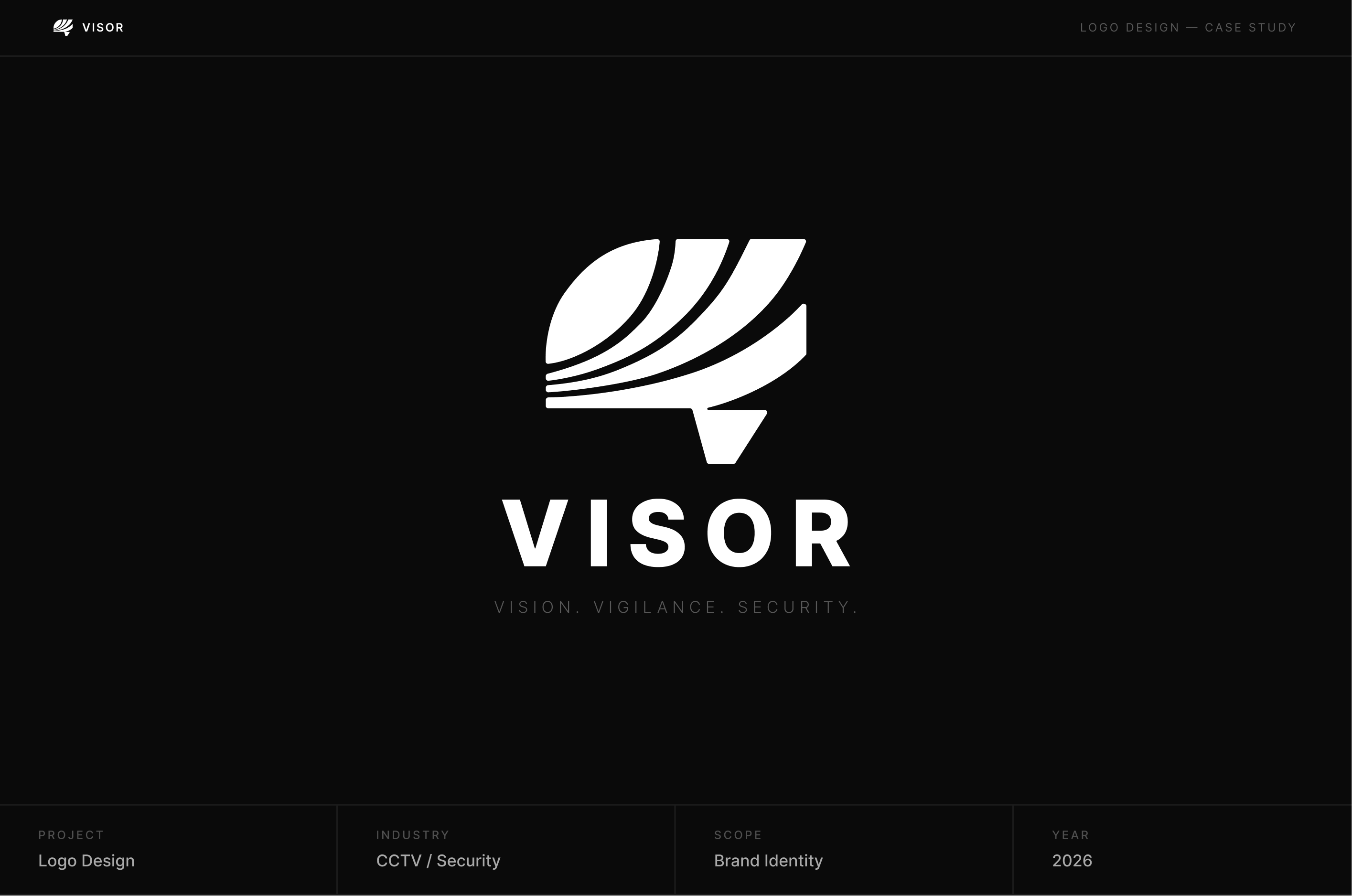 Visor - Smart Surveillance Brand Identity