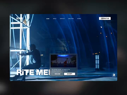 Creative Production and Technology Company Website