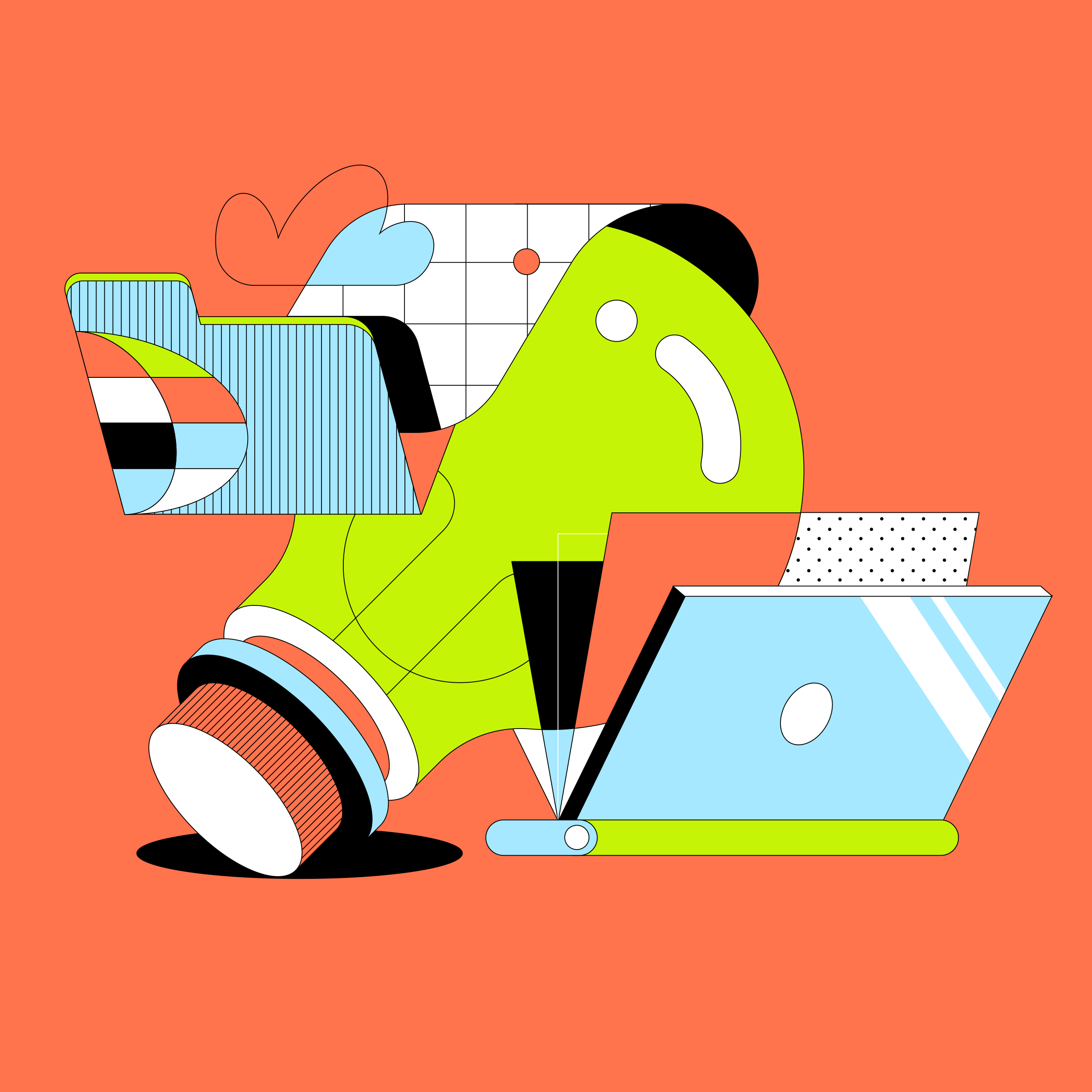 Science / Technology / Branding Illustration