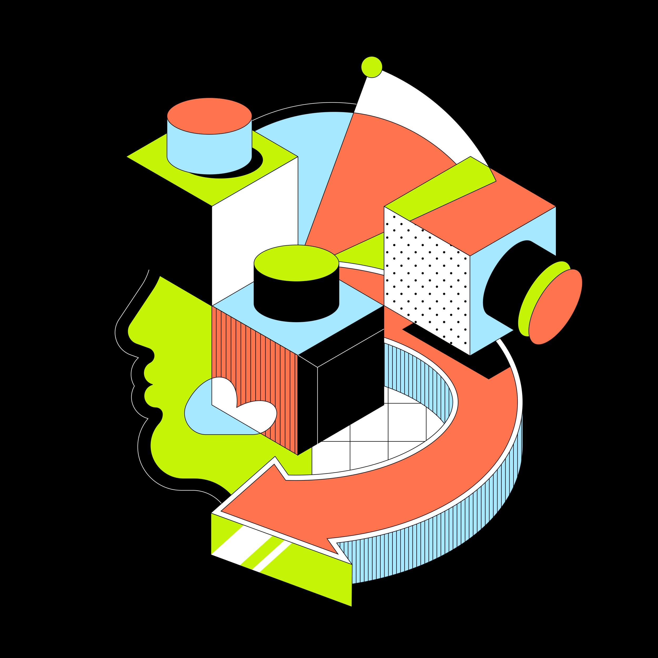 Science / Technology / Branding Illustration