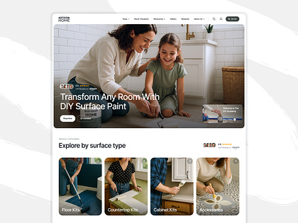 E-Commerce Website Homepage