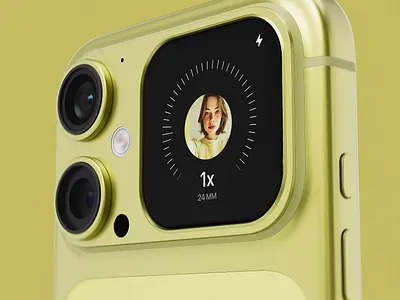 iPhone 18 Pro Camera Concept 3D CGI UI/UX Glass UI 3d animation app apple cgi concept design future interaction interface iphone motion render ui