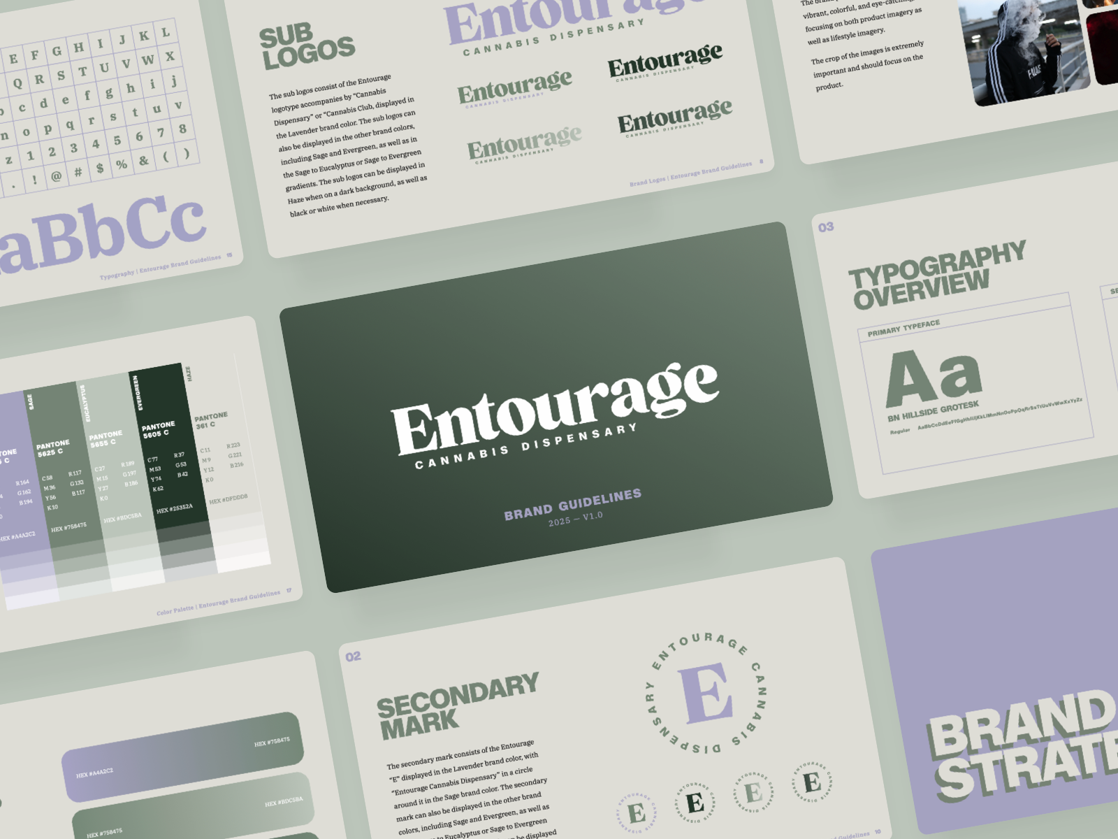 Entourage Cannabis Dispensary Brand Identity