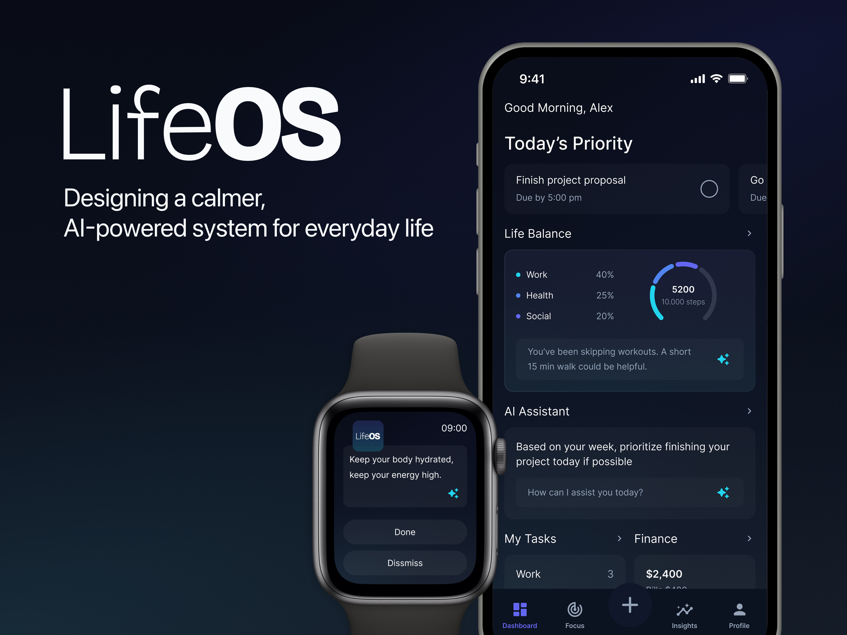 LifeOS — AI-Powered Personal System Concept Design