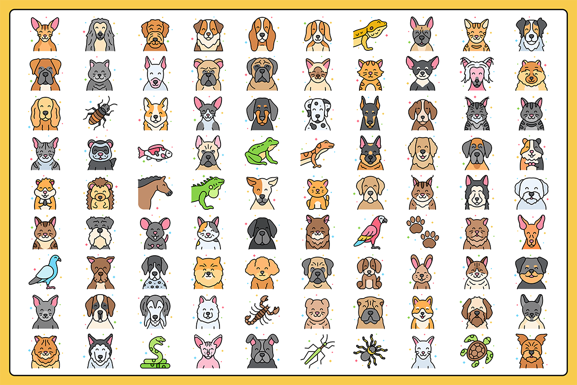 90 Pet Icons