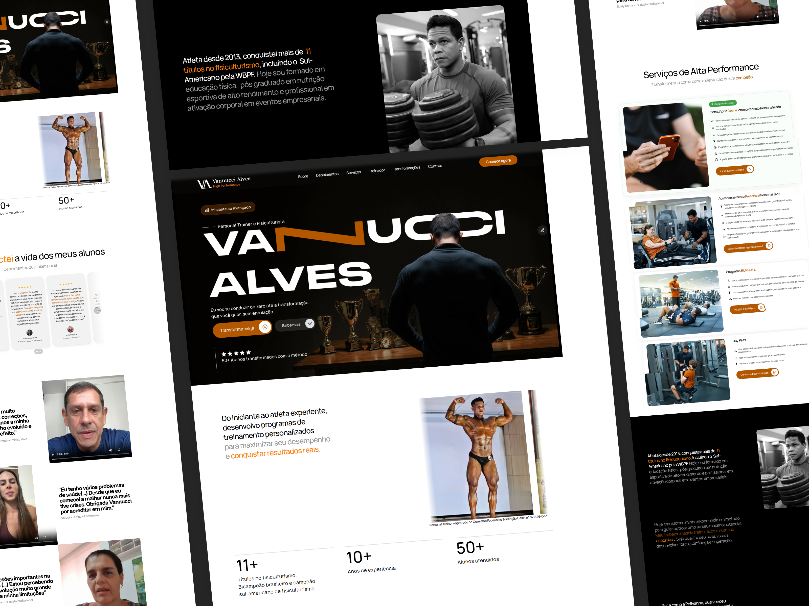 Example of UX/UI Design Premium   Landing Page