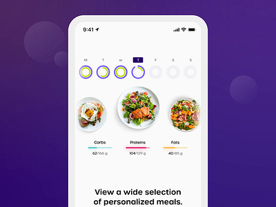 Onboarding experience animation delivery fitness food delivery ios app meal plan micro interactions motion onboarding product design ui animation ux animation wellness