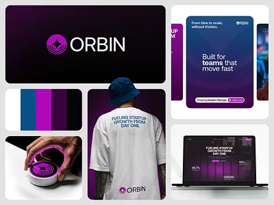 Modern Startup Brand Identity Design brand design brand guidelines brand identity brand mockup brandidentity branding design graphic design identity design inspiration logo logo design logo designer logomark modern saas branding startup branding tech visual identity wingly agency