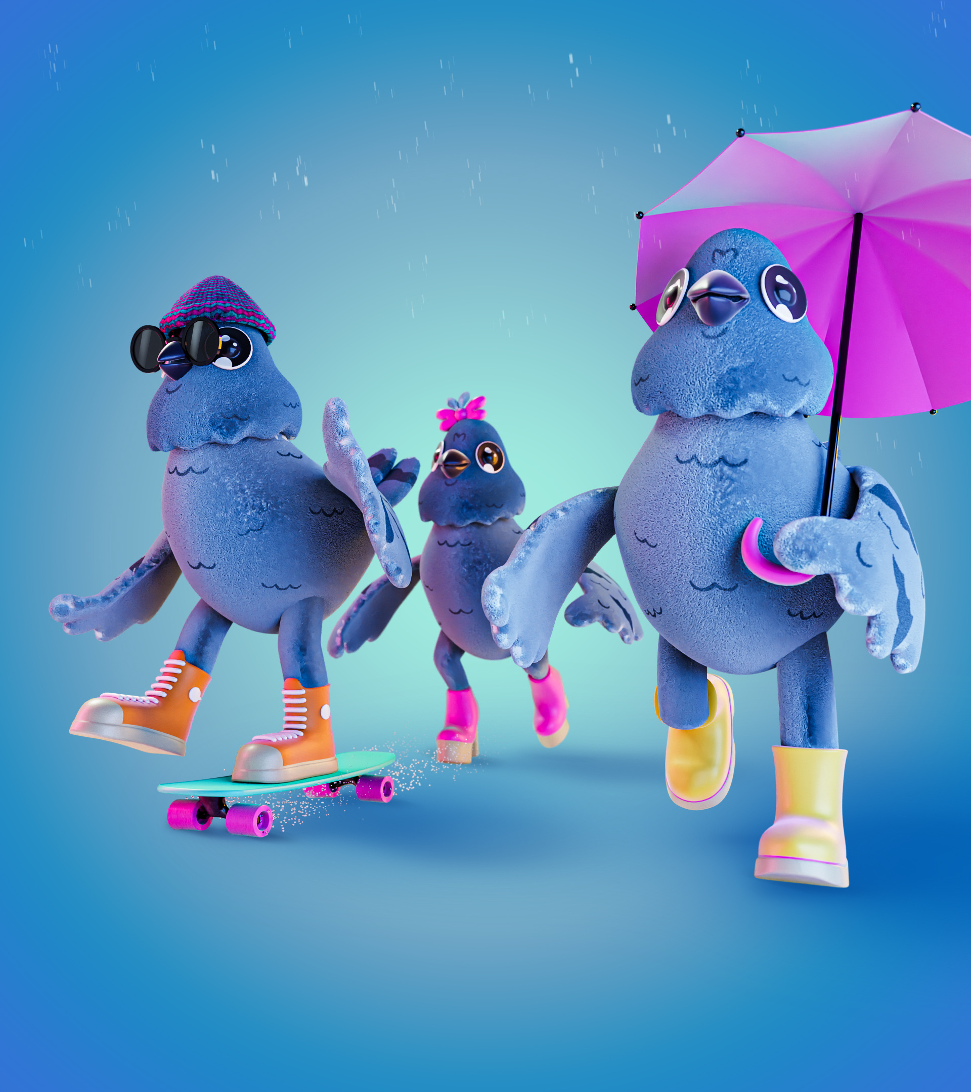 Example of 3D Character Design And Animations
