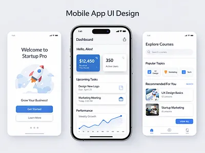 Mobile App UI Design app design mobile app design mobile ui ux ui ui ux