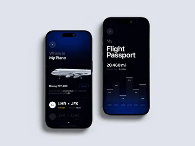 Flight Passport UI Design aircraft tracking app app design app interface app ui app ux aviation bn digital design flight status flight tracker ios live tracking mobile apps mobile design mobile ux travel hospitality travel stats travel tech ui