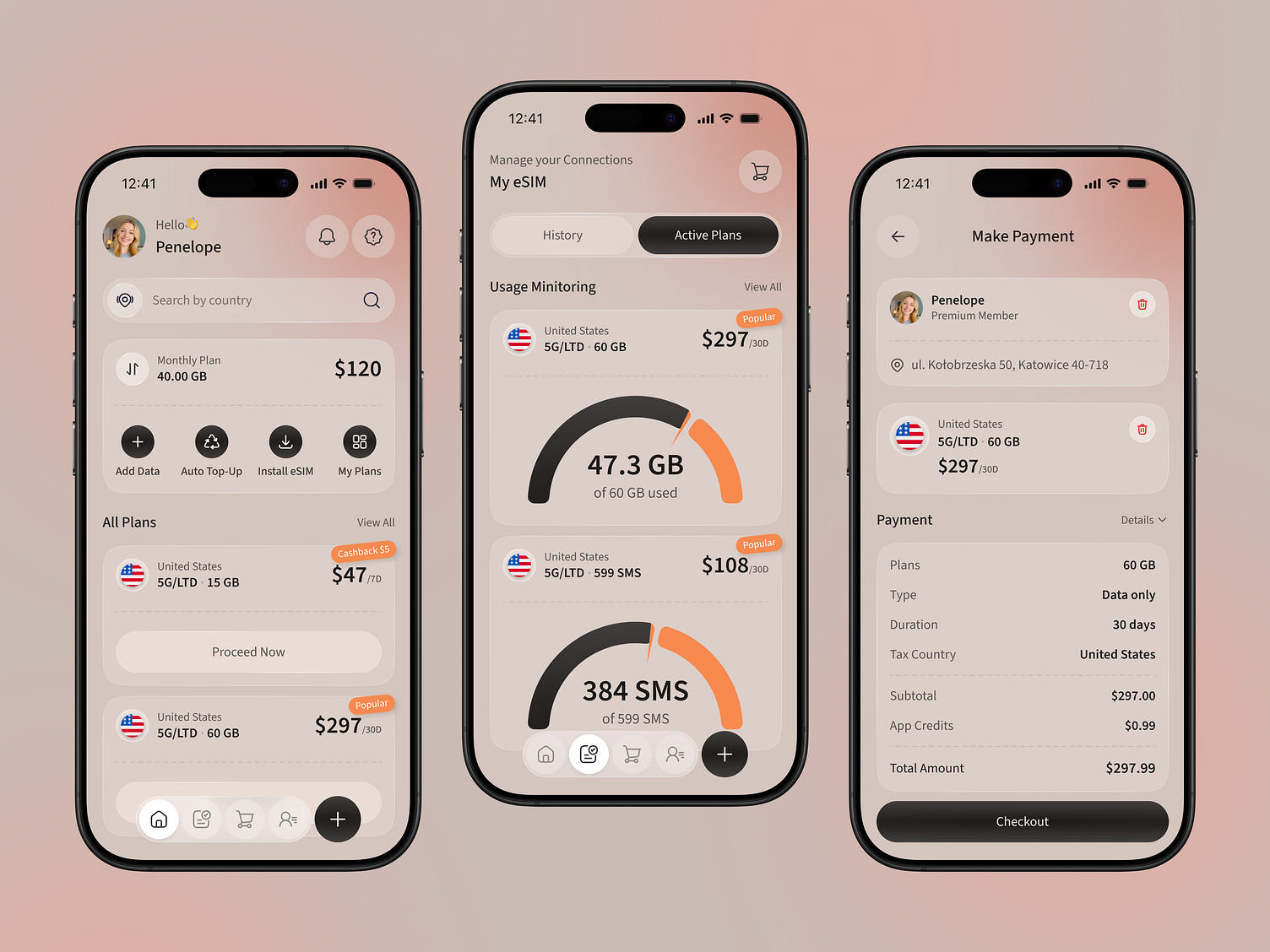 Global Data Roaming Experience app design dashboard ui data analytics data tracking design esim esim app fintech app global data mobile mobile app mobile ui travel app user interfere uxui web