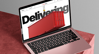 Logistics Website Design | UI UX Design | Landing Page Design