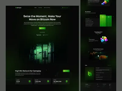 BitFight - Web3 blockchain game bitcoin bitcoin landing page blockchain landing page crypto crypto blockchain crypto landing page crypto trading crypto web3 decentralize gaming trading landing page web design web3 gaming