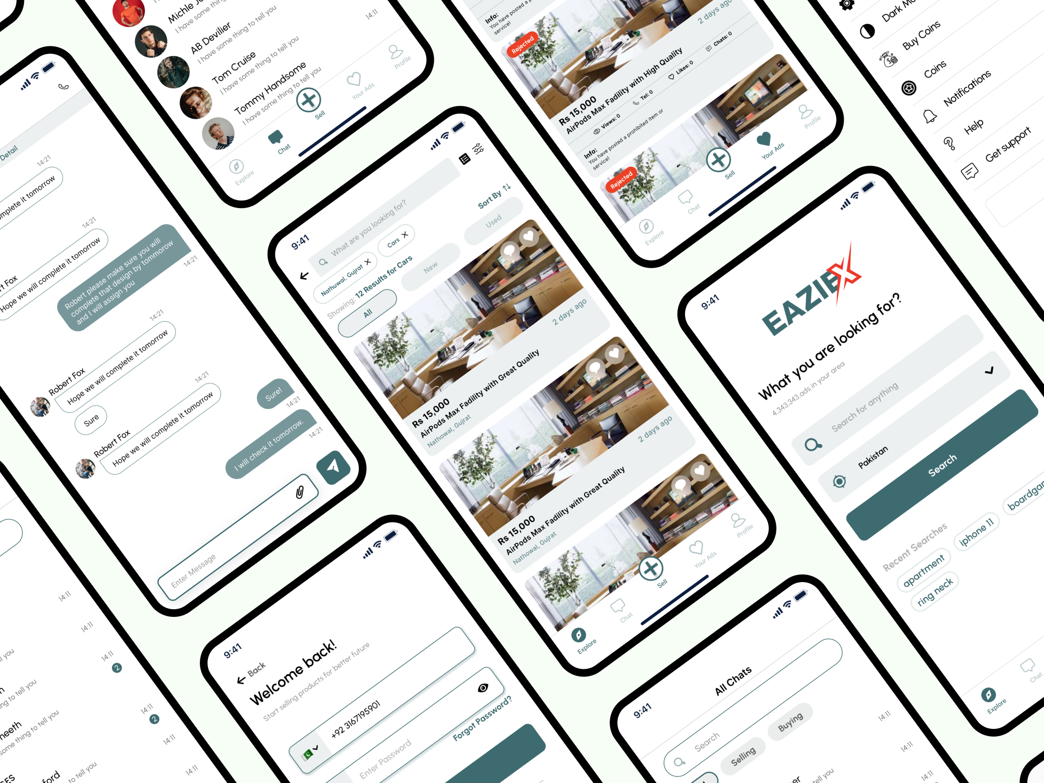 Classified Mobile App Design app branding design graphic design illustration logo mobile ui ux vector