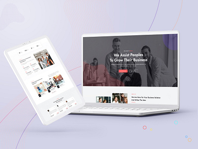 Digital Agency Website Template agency agency landing page best dribbble shot branding business template creative agency creative design digital agency figma freelance inspirations landing page marketing agency mockup photoshop product design prototype user experience design user interfacce design web template