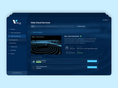 Vella Portal 2021 branding design desktop illustration lidar portal redesign ui user interface ux design vella vella portal velodyne web