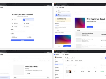 Eduverse - AI for Online Course Creator (Podcast Management)