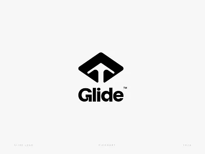 Glide – Minimal Arrow Logo Design abstract arrow logo abstract logo design arrow branding creative arrow logo design design glide icon logo logodesign logotype minimal arrow logo up