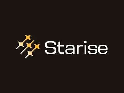 Starise ai branding logo star symbol