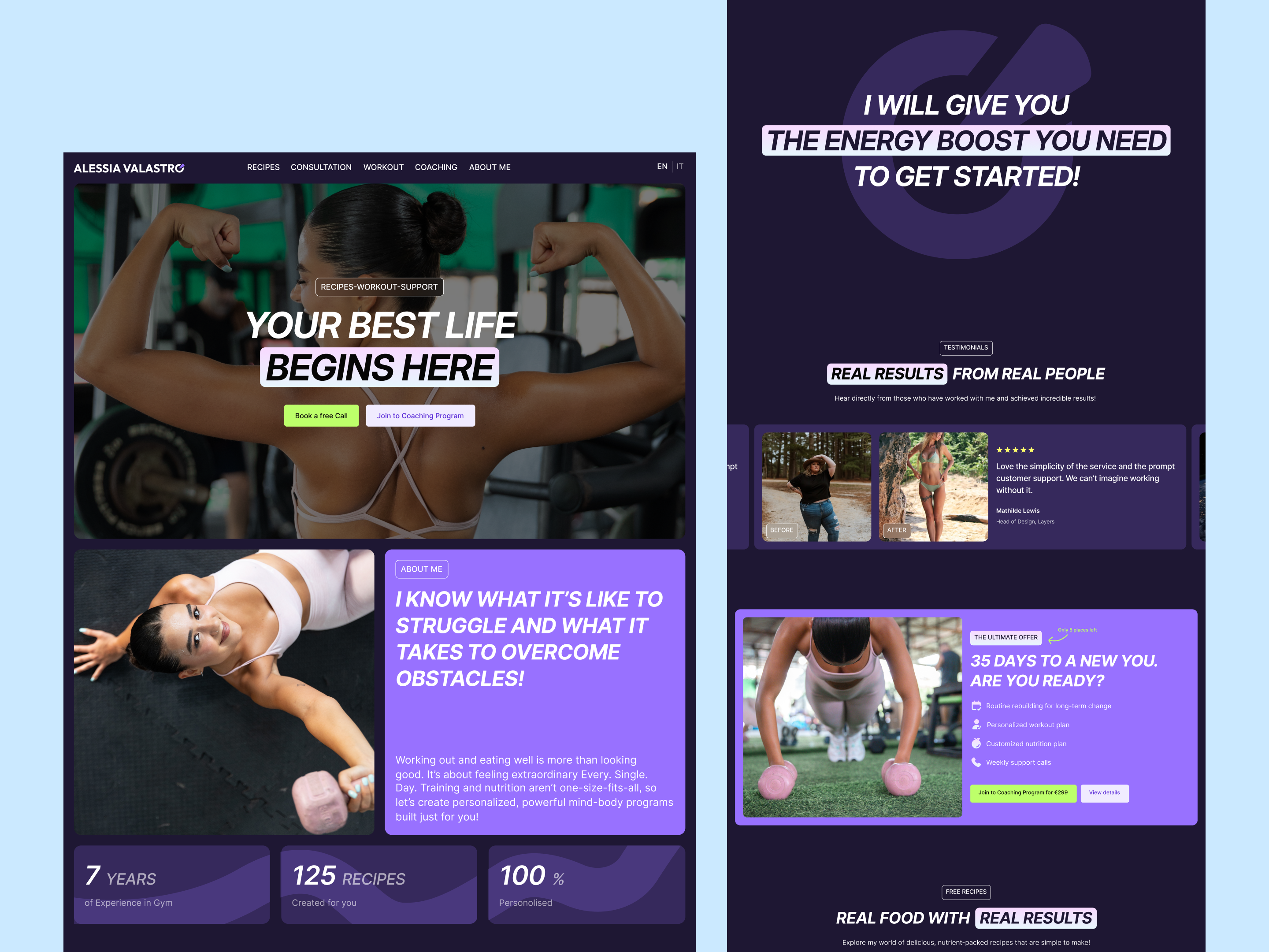 Example of Website Design