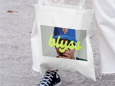blyss Identity apparel bag brand branding download fashion identity illustration logo mockup mockups psd template tote bag
