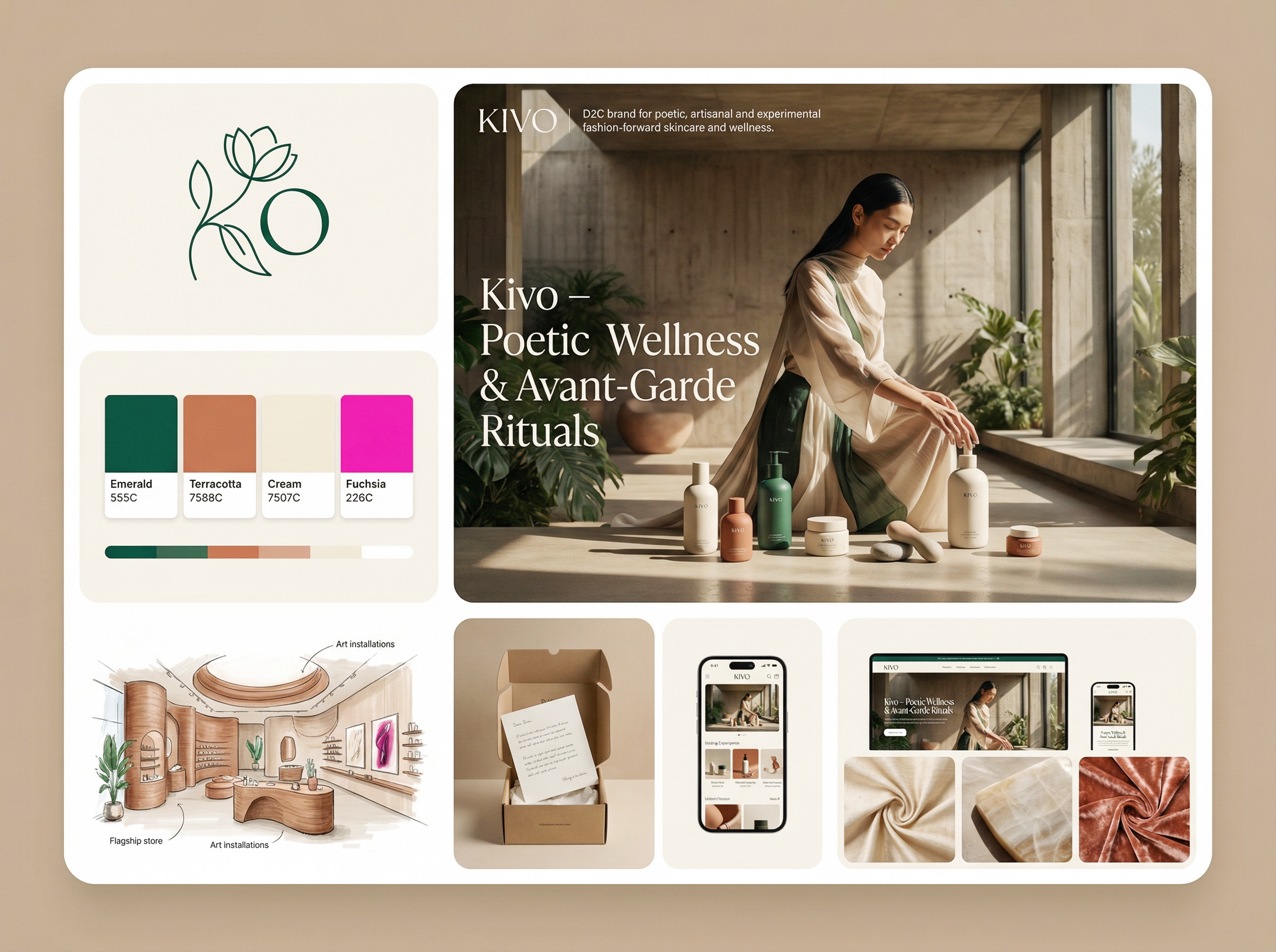 KIVO | Poetic Wellness & Avant-Garde Skincare Rituals