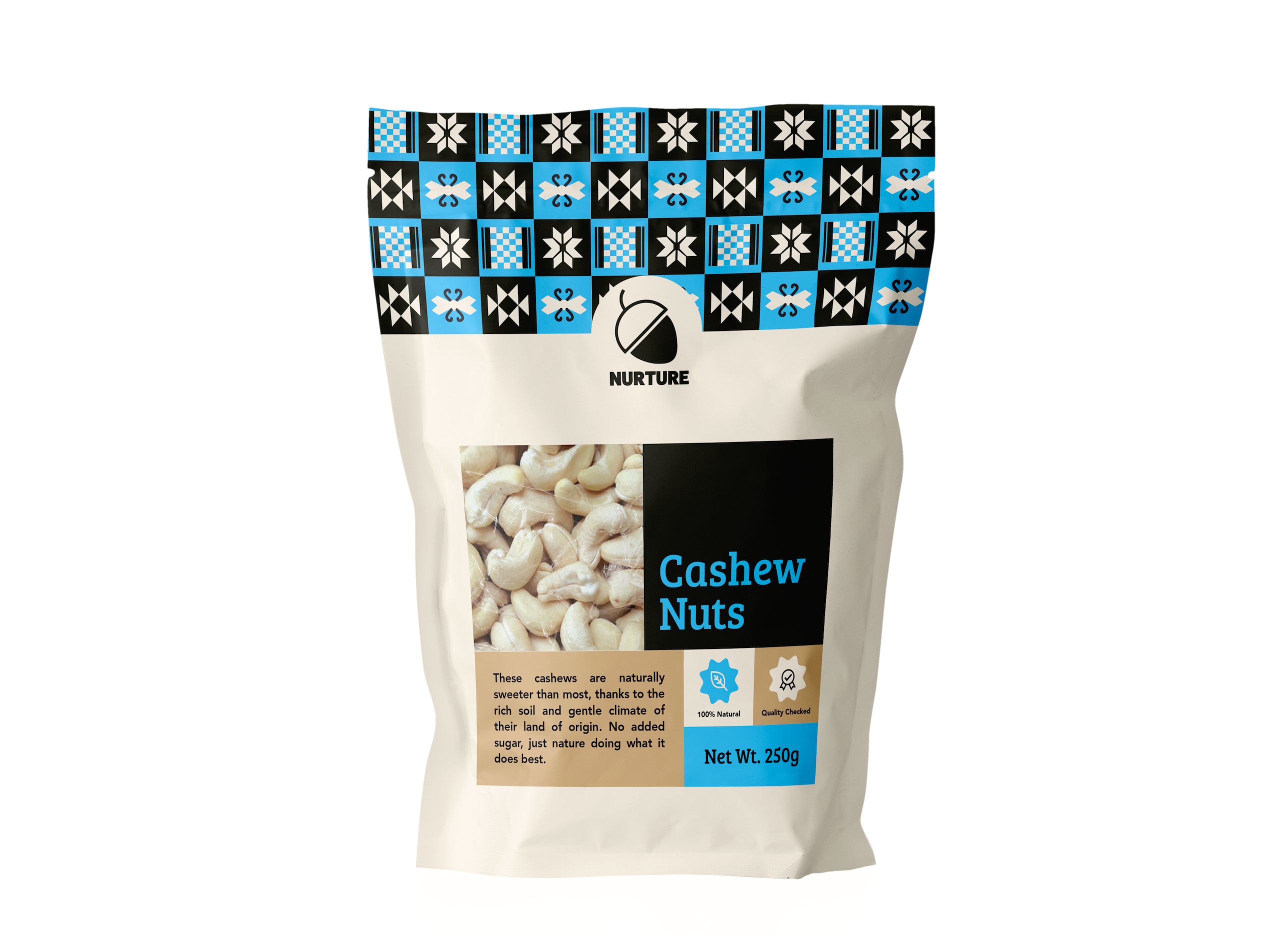 Branding and Packaging Design for Cashews brand identity branding freelancer graphic design illustration indian designer logo packaging pattern design pouch stand up pouch visual identity