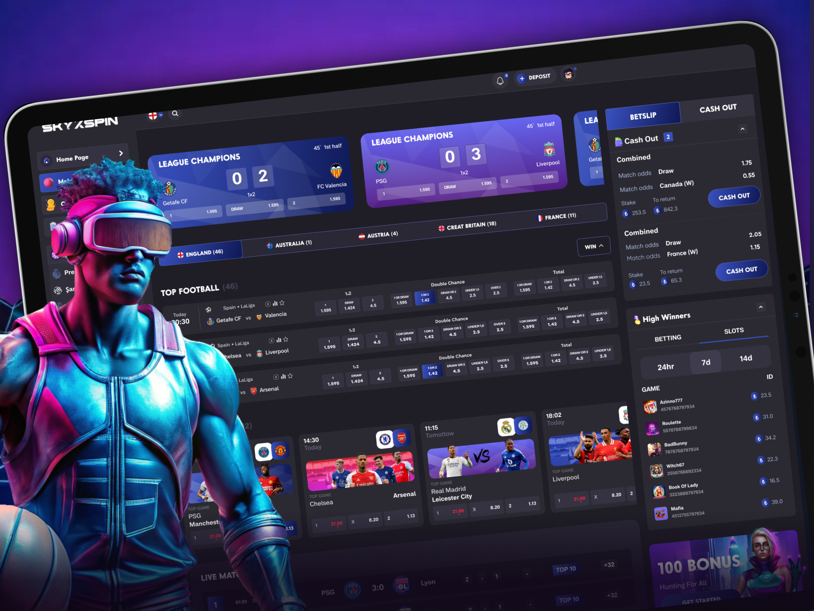 Sports Betting Platform — Real-Time Betting Experience