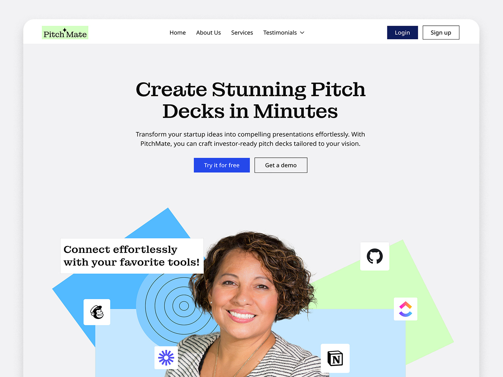 Example of Website Design + Webflow Dev