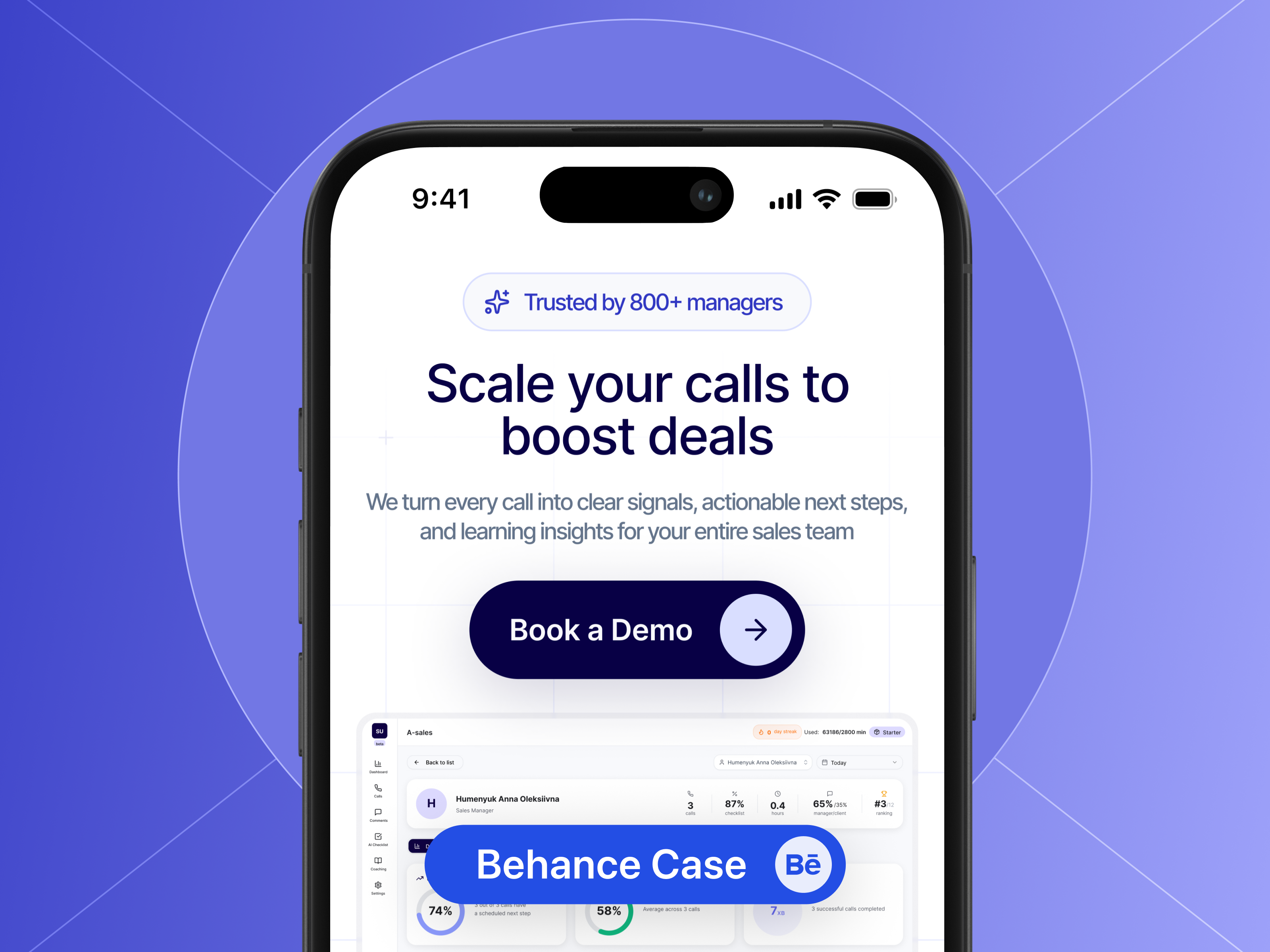 📊 Web Design for Sales management system | Hyperactive analytics chart clean ui design hyperactive landing page management performance product design responsive saas sales tech ui ux web design