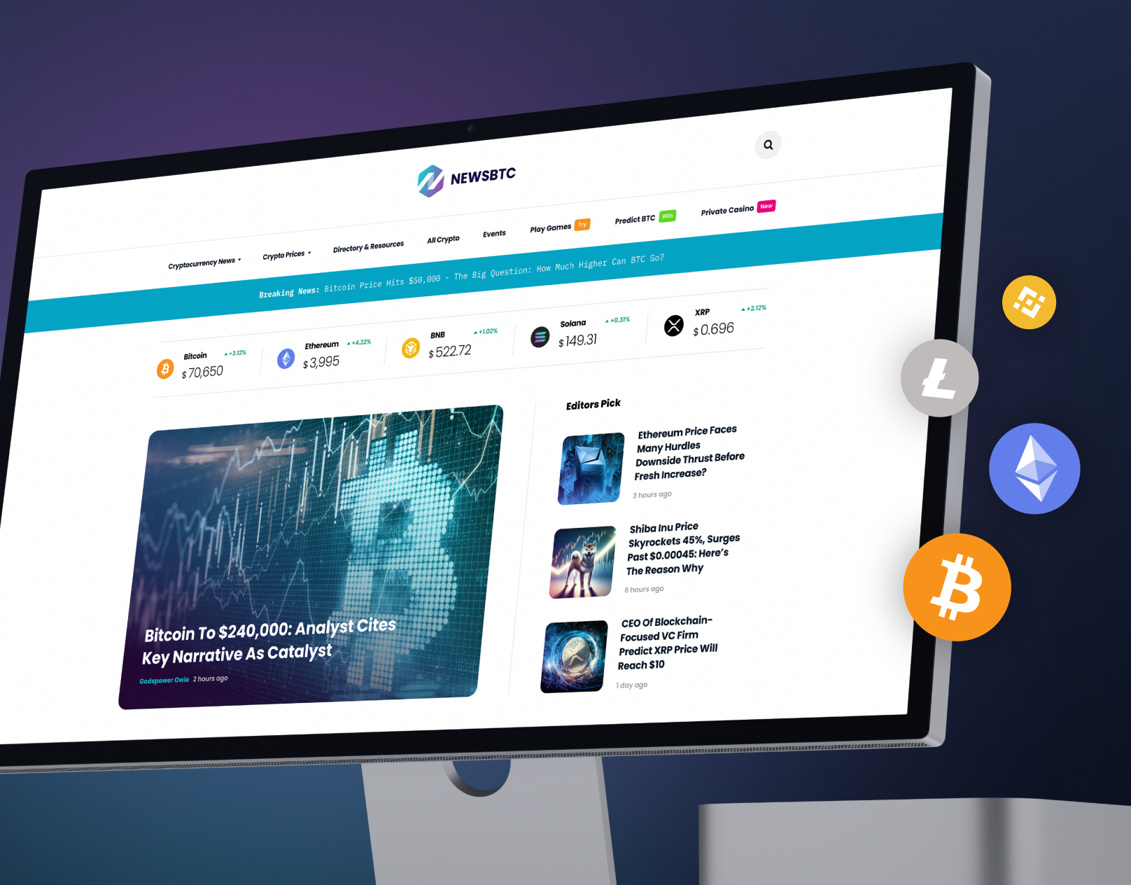NewsBTC Crypto News Site