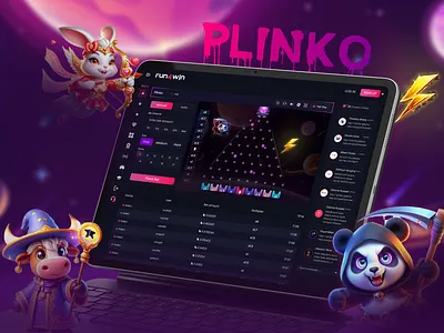Vibrant Plinko Game Experience 🚀 betting casino casino interface casino template casino ui design gambling game app game dashboard game design game interface igaming illustration jackpot live casino online casino plinko slot game ui visualdesign