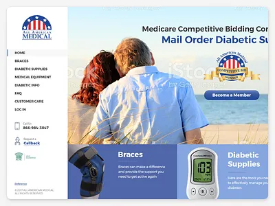 All American Medical web design web design webdesign website website design
