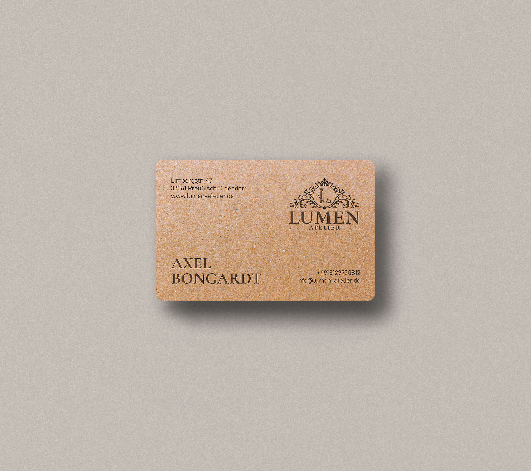 business card design