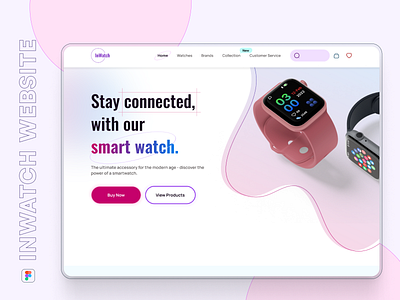 In Watch Web Design behance branding daily design dashboard design design studio dribbble figma graphic design landing page logo ui ui dashboard ui designer ui inspiration ui trends uiux uiux design ux designer v