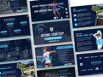 Football Club Pitch Deck branding designing football graphic design investor pitch pitch deck players powerpoint powerpoint presentation presentation