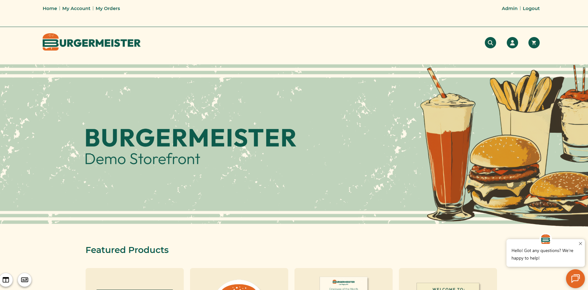 Burgermeister Site Design branding graphic design logo ui