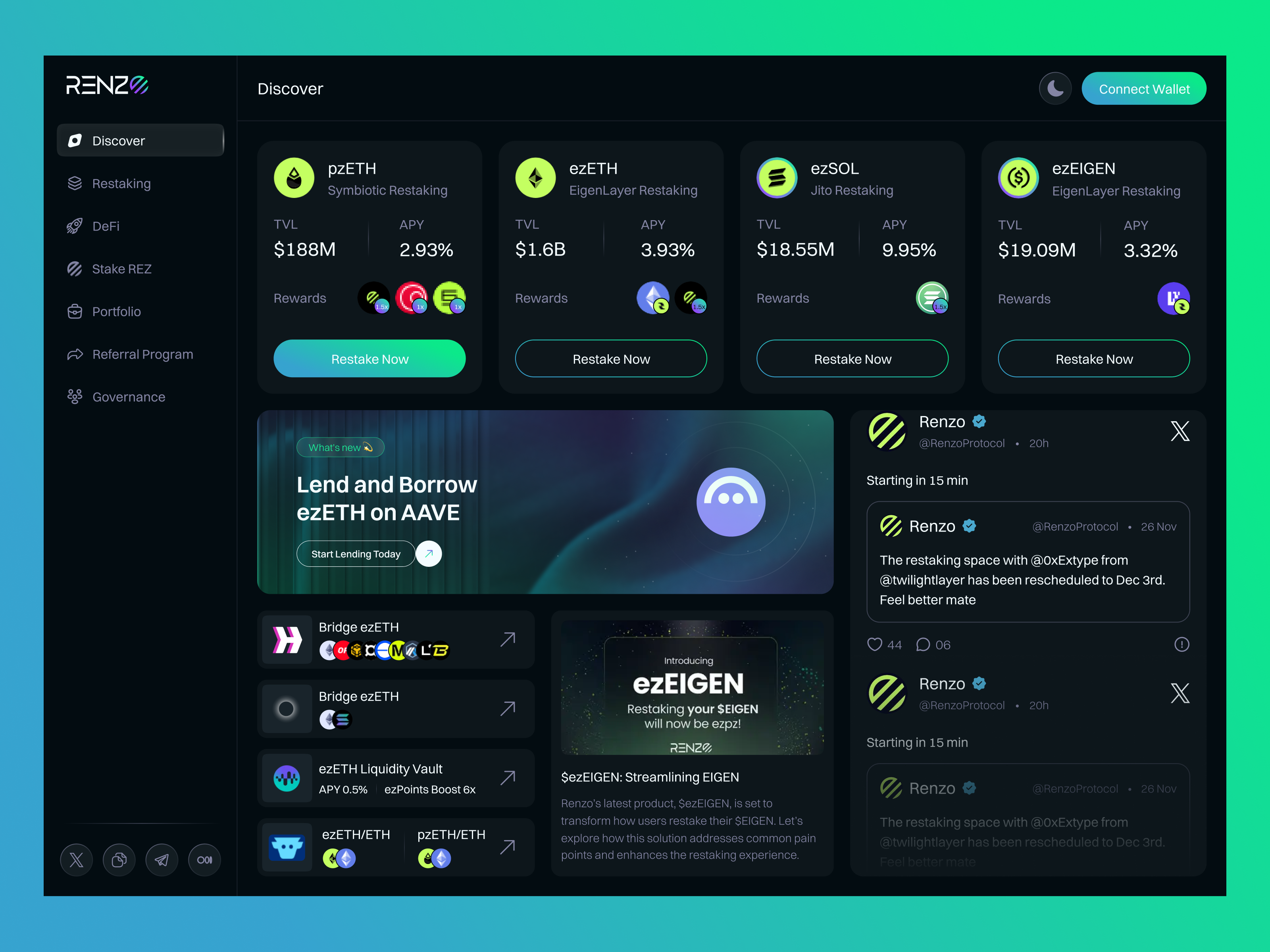 DeFi Wallet Dashboard Design