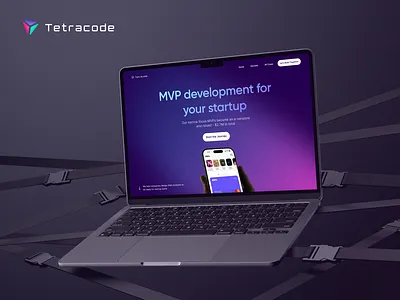 Tetracode turns ideas into market ready products branding identity logo uiux web web app web design